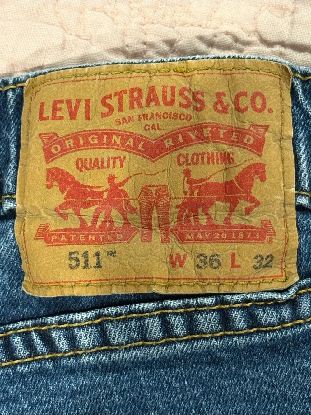 Levi’s 511 Men’s Slim Fit Jeans size W 36 L 32